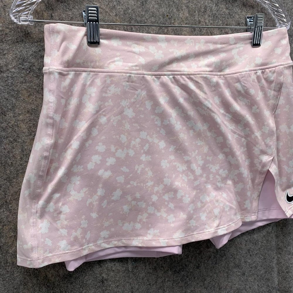 Nike Skirt Women Medium Pink Training Athletic Gym Slim Fit Outdoors Skort - Picture 3 of 11